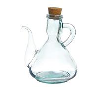 (TG. Capacit : 500 ml) Excelsa Oliera con Tappo in Sughero, Vetro Riciclato, cap