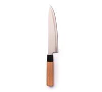 Excelsa Oriented Coltello Chef, Bamboo, Marrone/Argento, 34x3.5x2 cm