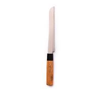 Excelsa Oriented Coltello Pane, Bamboo, Marrone/Argento, 35x2.2x2 cm