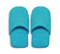 Excelsa Caldo Pantofole da Bagno Donna, Spugna, Azzurro, 27.5 x 11 x 3 cm