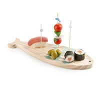Excelsa Party Time Set Aperitivo Tagliere con Stuzzichini, Legno, Marrone