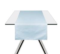 Excelsa Pastel Color Runner da Tavola, Cotone, Poliestere (Azzurro, Cm. 45 x 140)