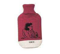 Excelsa Peanuts Borsa Acqua Calda Lucy, Materiale Sintetico, Fucsia, 35X19X3.5 cm