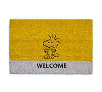 Excelsa Peanuts Zerbino Ingresso Woodstock, Fibra di Cocco, Giallo, 40 x 60 cm