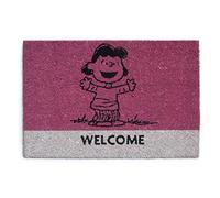 Excelsa Peanuts Zerbino Lucy, Fibra di Cocco, Fucsia, 40 x 60 cm