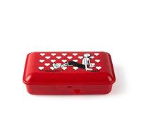 Excelsa Popeye Contenitore Portapranzo con Posate Olivia, Rosso, 23 x 13 cm