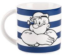 Excelsa Popeye Tazza caffè, Porcellana, Blu, 6 x 6x6 cm