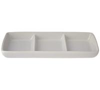 Excelsa Portasalse 3 Scomparti Home, Bianco