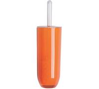 Excelsa Portascopino WC plastica doppia iniezione arancione trasparente 46948