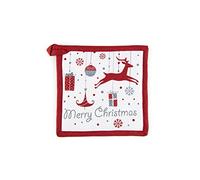 Excelsa Presina da Cucina Merry Christmas, cm. 20 x 20, Cotone e Poliestere (65431)