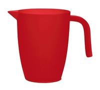 Excelsa Rainbow Caraffa Graduata, 1 Litro, Rosso