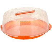 Excelsa Rainbow Copritorta da Trasporto con Maniglie e Chiusura di Sicurezza, Arancione, 32 cm