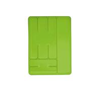 Excelsa Rainbow Portaposate 6 Scomparti, Polipropilene, Verde, 33 x 25