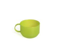 Excelsa Rainbow Tazza Jumbo 0.50 Litri, Plastica, Verde, 11 x 11 x 8 cm