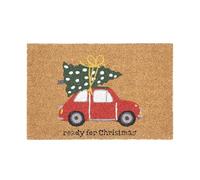 Excelsa Ready for Christmas Zerbino da Ingresso, Fibra di Cocco, Natalizio, Cm. 60 x 40