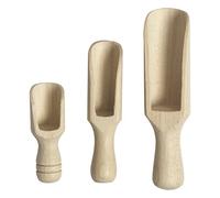 Excelsa Real Wood Set 3 Sessole, Legno, Naturale, 7 x 16 x 3 cm