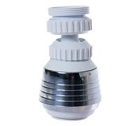 Excelsa Rompigetto con Aeratore, Plastica, Bianco/Argento