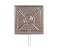 Excelsa Rustichella Gratella Tostapane, Acciaio Inossidabile, Argento, 25 x 25 cm