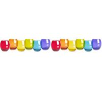 Excelsa San Josè Set 6 Bicchieri Acqua, Vetro, Multicolore, 40.5 onfezione da 2)