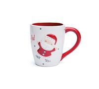 Excelsa Santa Claus Style Set 4 Tazze Mug, Ceramica