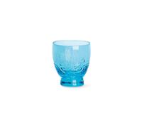 Excelsa Santa Cruz Bicchiere cl 30, Vetro, Azzurro, 8.5x8.5x9.5 cm