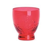 Excelsa Santa Cruz Bicchiere cl 30, Vetro, Rosso, 8.5x8.5x9.5 cm