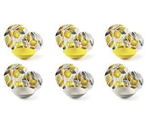 Excelsa Servizio Tavola 18 Pezzi Lemon Grey