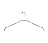 Excelsa Set 3 Ometti Porta Camice, Metallo, Grigio