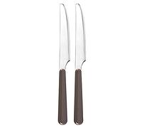 Excelsa Set Coltelli in Acciaio Inox, Grigio, 2 Pezzi