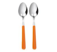 Excelsa Set Cucchiai in Acciaio Inox, Arancione, 2 Pezzi