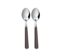 Excelsa Set Cucchiaini in Acciaio Inox, Grigio, 2 Pezzi