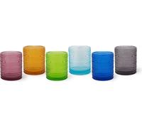 Excelsa set di 6 bicchieri da acqua Aurora da 30 cl colorati