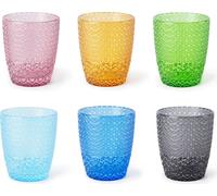 Excelsa Set di 6 bicchieri da acqua e ghiaccio da 30 cl colorati