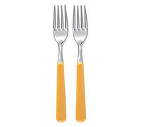 Excelsa Set Forchette in Acciaio Inox, Giallo, 2 Pezzi