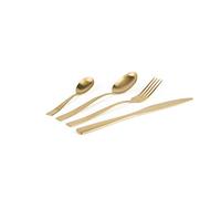 Excelsa Shadow Gold Servizio Posate 16 Pezzi, Acciaio Inox 18/0