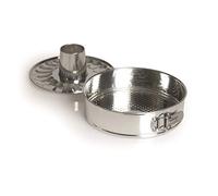 Excelsa Silver Baking Tortiera Apribile 24 cm, Acciaio, Argento - NUOVO