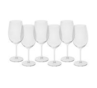 Excelsa Sommelier Set 6 Calici Trasparenti, Vetro, Capacità 530 Ml.