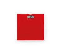 (TG. 30 x 30 cm) Excelsa Spa Bilancia Pesapersone Elettrica, Rosso, 30 x 30 cm -