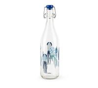 Excelsa Squid Bottiglia Acqua, 1 Litro, Vetro, con Guarnizione
