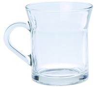 Excelsa Tazze & Co. Tazza Cappuccino, Vetro, Trasparente, 12x9x10 cm