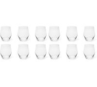 Excelsa Verona Set 6 Bicchieri Trasparenti, Vetro, 370 Ml. (Confezione da 2)