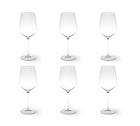 Excelsa Verona Set 6 Calici Trasparenti, Vetro, Capacità 650 Ml.