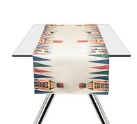 Excelsa Vintage Christmas Runner da Tavolo, 60% Cotone, 40% Poliestere, Cm. 45 x 140, Decoro Natale Schiaccianoci