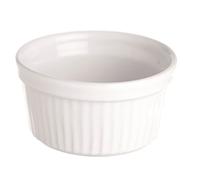 Excelsa White Home Ramequin Costolato, 7.0 cm, Bianco