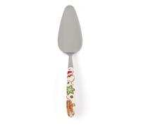 Excelsa Wonderful Ginger Paletta per Dolci Natalizia, Acciaio Inox, Decorata con Omino Pan di Zenzero e Babbo Natale