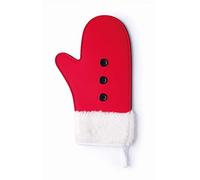 Excelsa Xmas Guanto da Forno, Neoprene, Rosso/Bianco