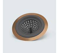 ExcelSteel Filtro per lavello in silicone, 11,4 cm, rame
