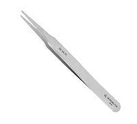 Excelta - 2A-SA-PI - Pinzette - Punta Piatta - Rastremata - Due Stelle - Anti-Mag. SS, 0,2 cm Altezza, 1 cm Largo, 12,1 cm Lunghezza