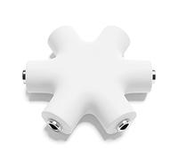 ExcelValley - Splitter Cavo Patch Mono - TS 3,5mm 1/8" - Modular Synth Eurorack - Bianco