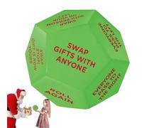 Exchange Dice out, Babbo Natale - 12 diversi lati di Natale, piccoli PU, di, Giochi per donne e signori